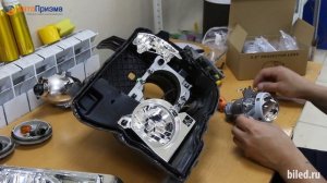 Mitsubishi Pajero IV Установка ксеноновых линз Hella 3R