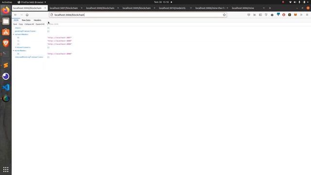 partly centralized totaly distributed RESTful blockchain project on nodeJS смотреть онлайн