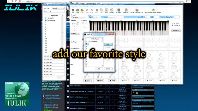 Tutorial Expansion Voice Editor  PSR S650 S750 A2000 S950 Iulistil2@yahoo.com