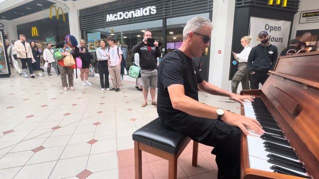 Epic Classical Piano Surprises McDonald's Crowd
