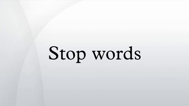 Stop words смотреть онлайн