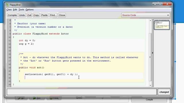 Flappy Bird Day 1 (Greenfoot Project - Intro Java) смотреть онлайн