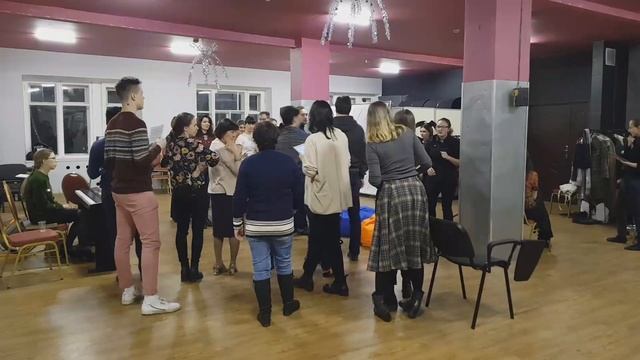 Занятие оперного хора Музыкального театра-студии "Резонанс". Постановка оперы "Снегурочка". смотреть онлайн
