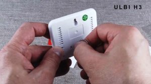 ULBI H3 Цифровой гигрометр-термометр с большим дисплеем РАСПАКОВКА