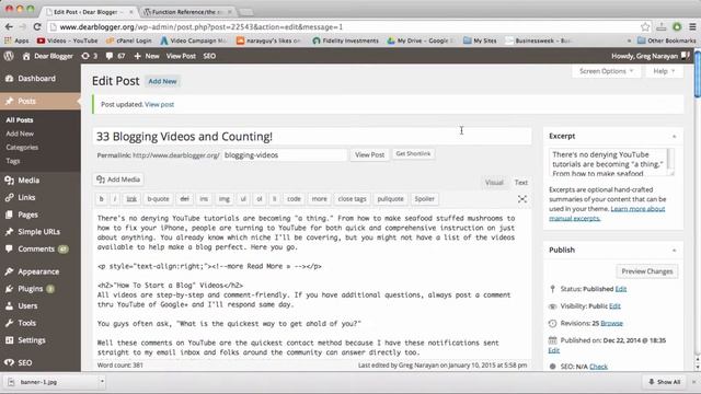 Using Post Excerpt Homepage - WordPress смотреть онлайн