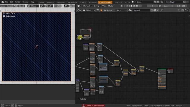 Denim/ Jeans Shader (procedural) BLENDER 2.83 смотреть онлайн