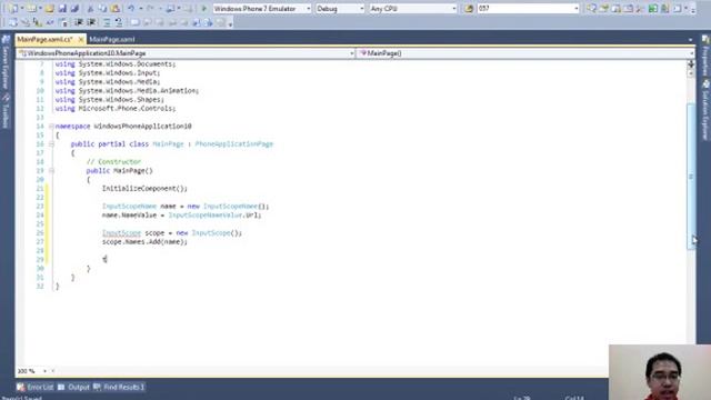 Windows Phone 7 Dev Series - Keyboard & InputScope смотреть онлайн