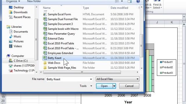 Rename a File - Excel 2010 смотреть онлайн