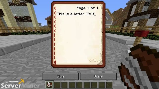 How to send letters to your friends in Minecraft with REALMAIL Plugin смотреть онлайн