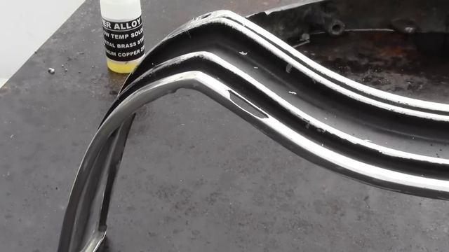 1965 Chevrolet Impala SS Aluminum Cove Mouldings Repaired with Super Alloy 1 Low Temperature Solder смотреть онлайн