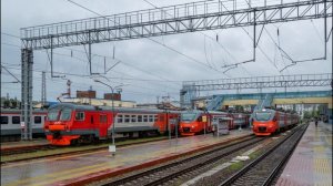 Как объявляют поезда на пригородном вокзале Ростова (2019 год)