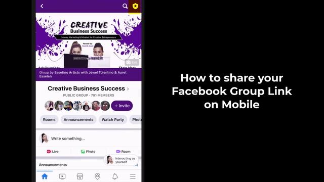 How to Copy Facebook Group Link on Mobile & Share It: The Easy Way! смотреть онлайн