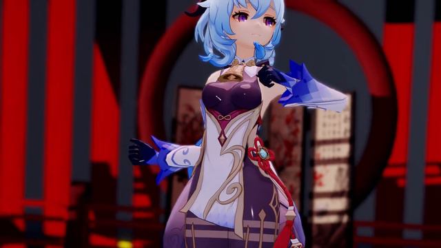 Ganyu Dance For You! Genshin Impact MMD 極楽浄土