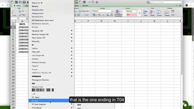 Generating Code 39 barcodes in Excel on Mac смотреть онлайн