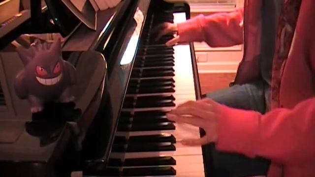 Pokemon Red/Blue/Yellow - Lavender Town on piano смотреть онлайн