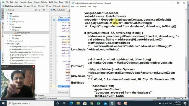 Reverse Geocoding Android Studio | Geocoder Android Studio | Kotlin Firebase Read Data Location #21 смотреть онлайн