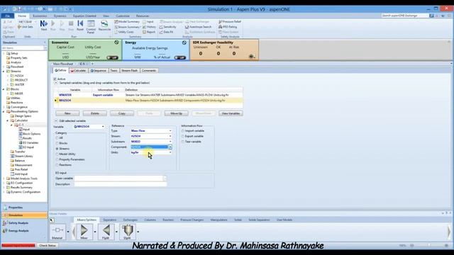Chemical Process Simulation with Aspen Plus - Lesson 03 Material and Energy Balance смотреть онлайн
