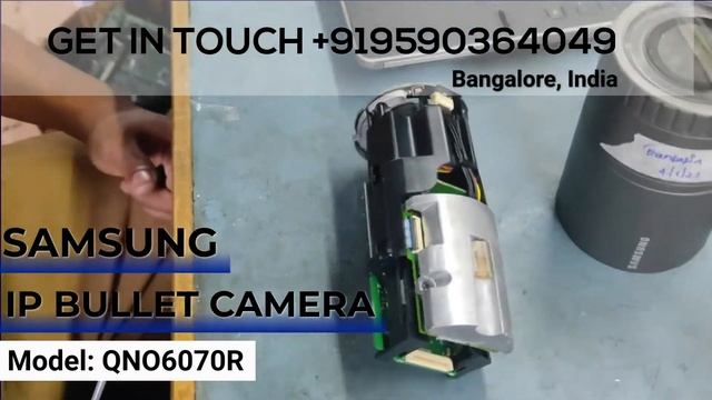 Samsung IP Bullet Camera Repair (Model:QNO6070R) | Service | Fix Fault | Not Working