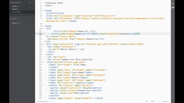 Brackets Extensions - Beautify смотреть онлайн