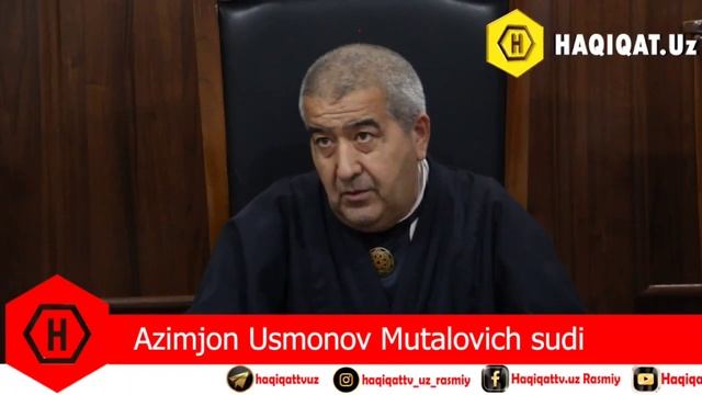 УЧ ОЙ РАСМИЙ HAQIQAT.UZ КЎЗАТУВИДАГИ ЖИБ Избоскан тумани Судлов Ҳайъати чиқарган Ҳукмига БИР НАЗАР смотреть онлайн