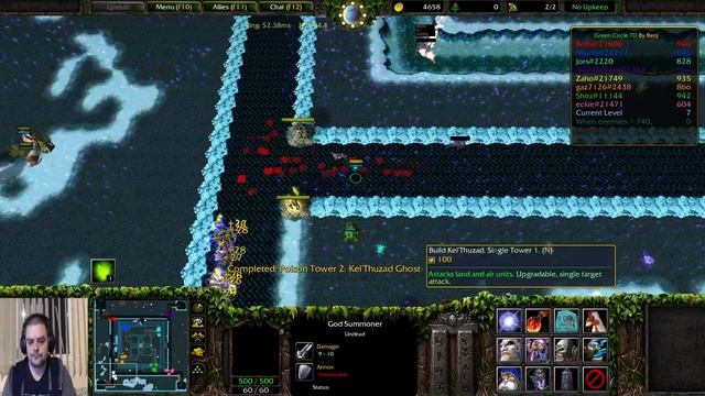 Warcraft 3 Green Circle TD Hard - Is it really hard or just dumb ??? смотреть онлайн
