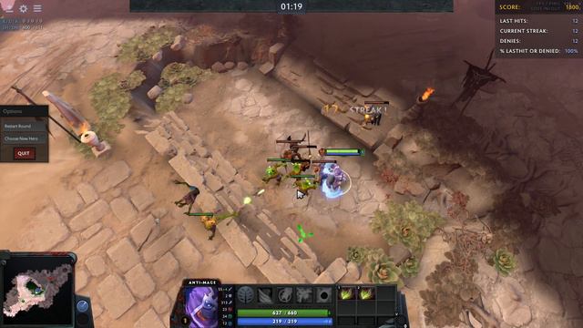Dota 2 Last Hit Trainer Diamond Tier (Anti-Mage) смотреть онлайн