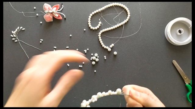 ЖЕМЧУЖНЫЙ ОБОДОК С БАБОЧКОЙ - DIY АКСЕССУАР ДЛЯ ВОЛОС смотреть онлайн