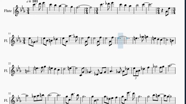 Flute Sheet Music: How to play Breath of the Wild by Manaka Kataoka смотреть онлайн