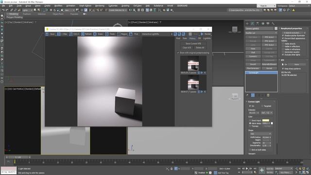 Как настроить искусственный свет в 3Ds Max+Corona в закрытом помещении. смотреть онлайн