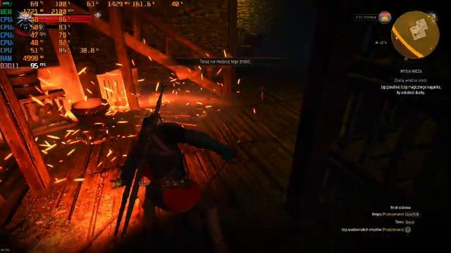 Wiedzmin 3 / The Witcher 3 Gameplay FPS I5 4570 RX580 SAPPHIRE SPECIAL EDITION 8GB GDDR5 смотреть онлайн