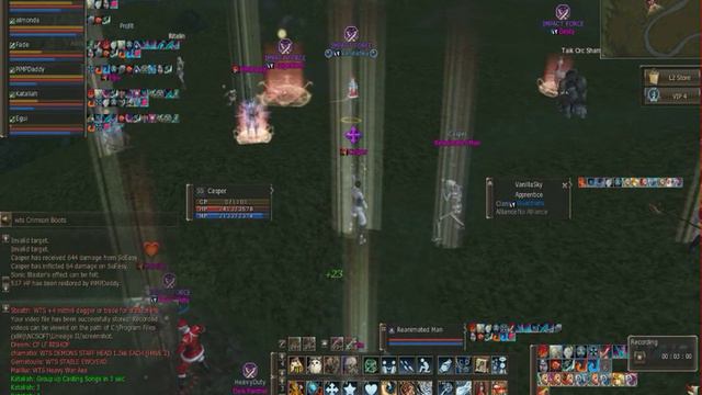 WPG Clan vs Guardians Lineage 2 Classic(Talking Island) Necro POV смотреть онлайн