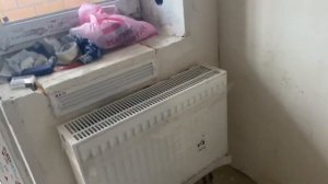 Красивое подключение радиатора  с выходом из стены. Нижнее подключение радиатора