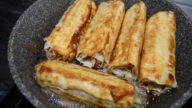 Просто возьми ФАРШ и намажь ЛАВАШ!! – ТАКОЕ вы еще не готовили.. Ленивый лахмаджун смотреть онлайн