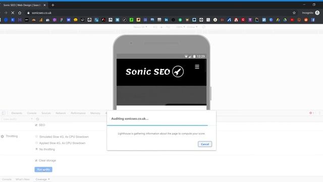 Sonic SEO Google Lighthouse Easter Egg (Chrome DevTools) смотреть онлайн