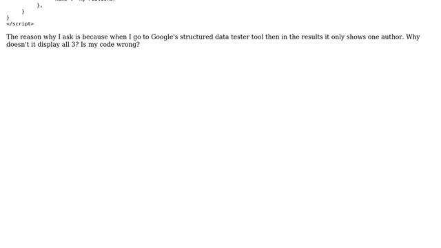 Webmasters: schema.org/Book with multiple authors using JSON-LD смотреть онлайн