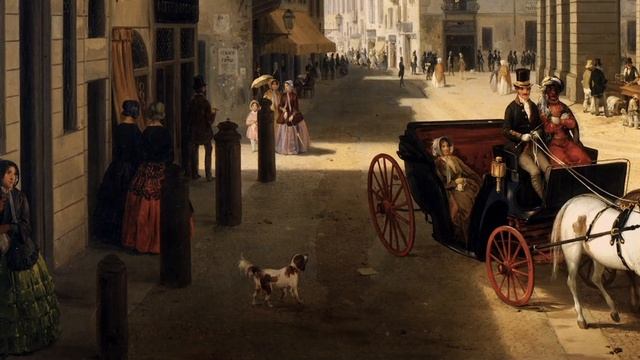 Pierluigi Panza presenta il quadro La facciata del Teatro alla Scala di Angelo Inganni смотреть онлайн