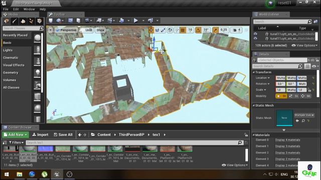 Продолжаю строить уровень для игры смотреть онлайн