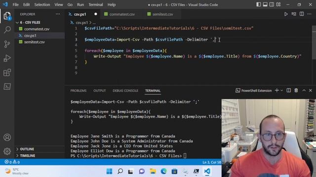 PowerShell 7 Tutorials for Intermediates #6 : CSV Files смотреть онлайн