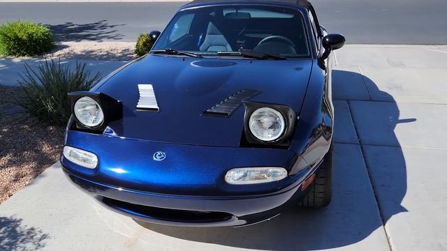 1994 Miata Turbo w/KPMF Blue Black Iridescent смотреть онлайн