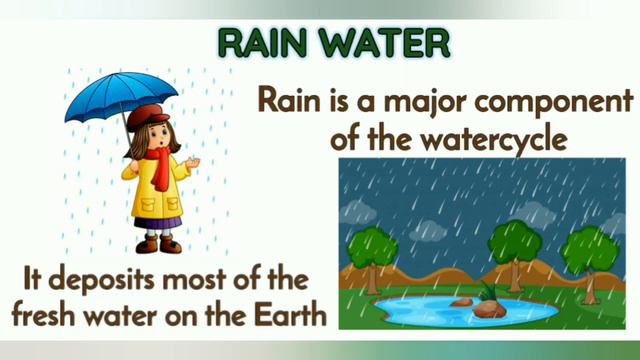Sources Of Water | Uses Of Water | Source Of Water For Kids | Source Of Water For Class 1|