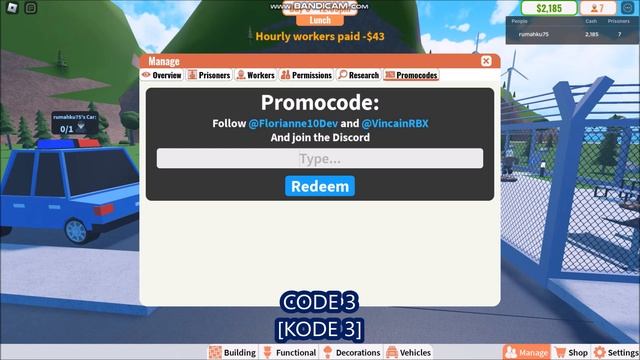 *NEW UPDATE CODES* [FLOOR 3] My Prison ROBLOX | LIMITED CODES TIME | ALL CODES | 30 JULY 2023 смотреть онлайн
