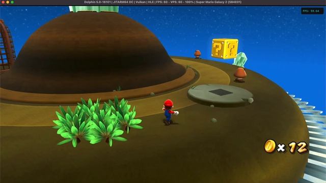 Macbook Air M1 - (8C GPU/8GB) - Dolphin - Mario Galaxy 2 - 1440p смотреть онлайн