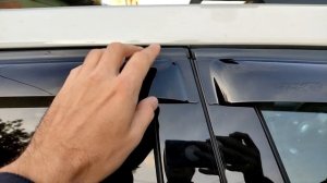 Дефлекторы (ветровики) боковых окон на Skoda Kodiaq 2016-2021 г.