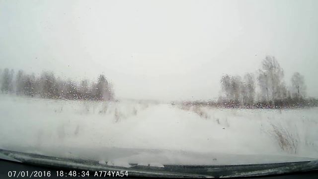 Сквозь перемёты с дачи 8 марта 2018