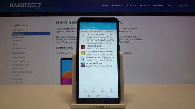 How to Open Downloaded Files on HUAWEI Honor 7C – Find Saved Files смотреть онлайн