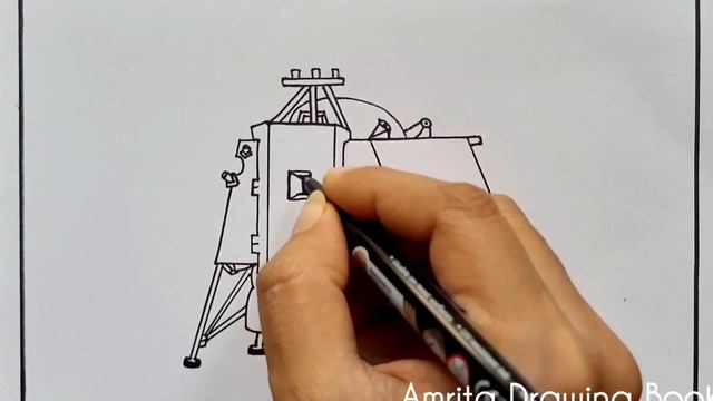 How to draw ISRO Chandrayan 3 Vikram Lander | Vikram Lander | Chandrayaan 3 | Moon Mission смотреть онлайн