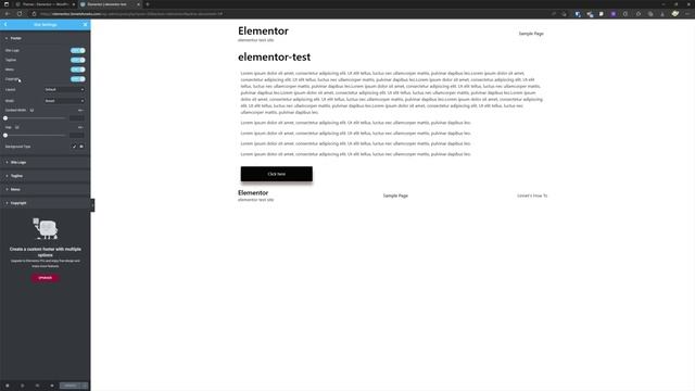 How To Show/Hide Footer Copyright Hello Elementor смотреть онлайн