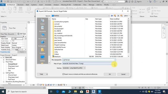 How to export a Revit file to a format openable in autocad 2019 смотреть онлайн