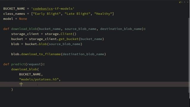 Deep learning project end to end | Potato Disease Classification - 7 : Model Deployment To GCP смотреть онлайн