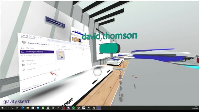 Gravity Sketch Collaboration External Camera, and real time remote collab with VR & screen users. смотреть онлайн